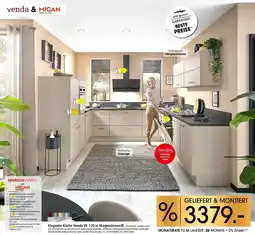 Zurbrüggen Elegante Küche Venda VE 120 in Magnolienweiß Angebot