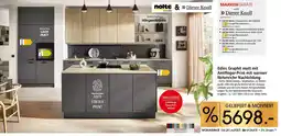 Zurbrüggen Edles Graphit matt mit Antifinger-Print mit warmer Natureiche Nachbildung Angebot