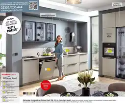 Zurbrüggen Exklusive Designküche Dieter Knoll DK 209 in Lava Lack matt Angebot