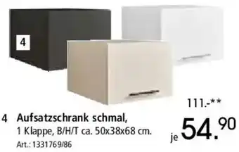 Zurbrüggen Aufsatzschrank schmal Angebot
