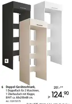 Zurbrüggen Doppel-Geräteschrank Angebot