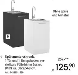 Zurbrüggen Spülenunterschrank Angebot