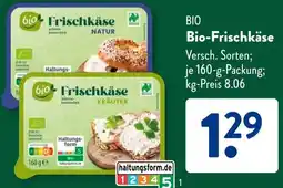 Aldi Süd Bio-Frischkäse Angebot