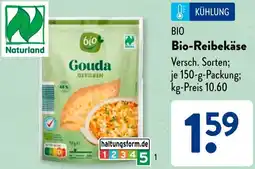Aldi Süd Bio-Reibekäse Angebot