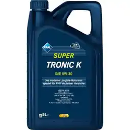 toom Baumarkt Aral Motoröl Motorenöl SuperTronic K 5W-30 Angebot