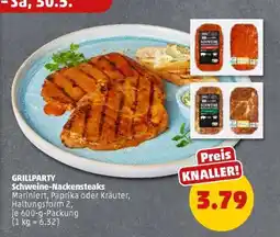 PENNY GRILLPARTY Schweine-Nackensteaks Angebot