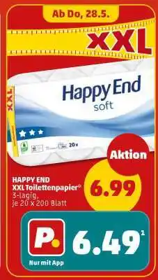 PENNY HAPPY END XXL Toilettenpapier Angebot