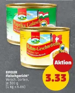 PENNY EIFELER Fleischgericht Angebot