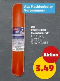 PENNY DIE ROSTOCKER Fleischwurst Angebot