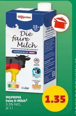 PENNY MILPRIMA Faire H-Milch² Angebot