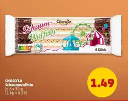 PENNY CHOCO'LA Schaumwaffeln Angebot