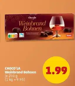 PENNY CHOCO'LA Weinbrand Bohnen Angebot