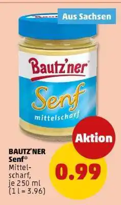 PENNY Bautz’ner Senf Angebot