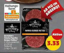 PENNY BUTCHER'S Frische Paprika Burger Patties Angebot