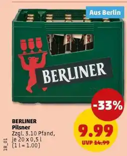 PENNY BERLINER Pilsner Angebot