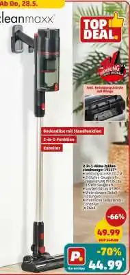 PENNY 2-in-1-Akku-Zyklonstaubsauger 19117 Angebot