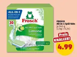 PENNY Frosch All-in-1 Spül-Tabs Angebot