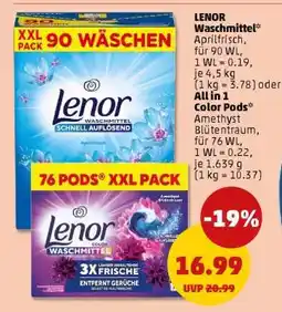 PENNY Lenor Color Pods Angebot
