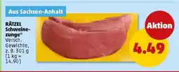 PENNY RÄTZEL Schweinezunge Angebot