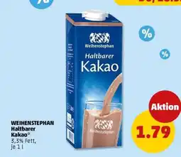 PENNY WEIHENSTEPHAN Haltbarer Kakao Angebot