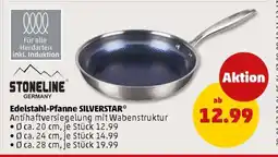 PENNY Edelstahl-Pfanne SILVERSTAR Angebot