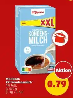 PENNY MILPRIMA XXL Kondensmilch Angebot