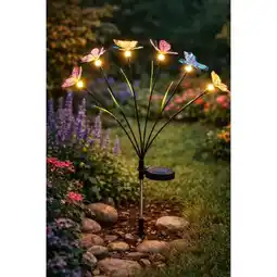 toom Baumarkt LED Solarlichterkette Schmetterlinge Angebot