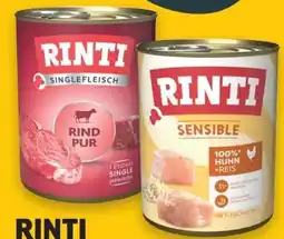 Das Futterhaus Rinti Singlefleisch & Sensible Nassnahrung Angebot