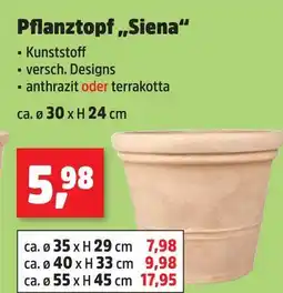 Thomas Philipps Pflanztopf siena ca. ø 30 x h 24 cm Angebot
