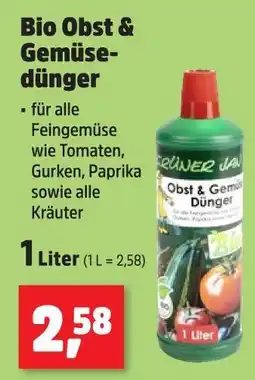 Thomas Philipps Grüner jan bio obst & gemüse-dünger Angebot