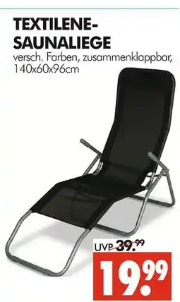 Wreesmann Textilene-saunaliege Angebot