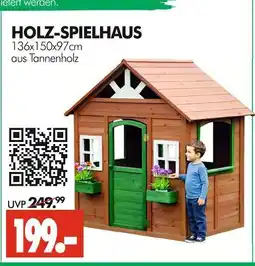 Wreesmann Holz-spielhaus Angebot