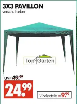 Wreesmann Top garten 3x3 pavillon Angebot