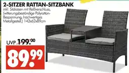 Wreesmann 2-sitzer rattan-sitzbank Angebot