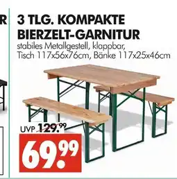 Wreesmann 3 tlg. kompakte bierzelt-garnitur Angebot