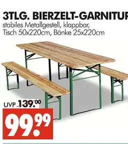 Wreesmann 3tlg. bierzelt-garnitur Angebot