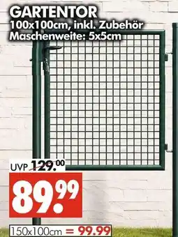 Wreesmann Gartentor 100x100cm Angebot