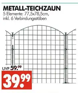 Wreesmann Metall-teichzaun Angebot