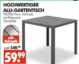 Wreesmann Hochwertiger alu-gartentisch Angebot