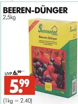 Wreesmann Sonnenhof beeren-dünger Angebot