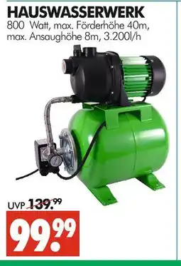 Wreesmann Hauswasserwerk Angebot