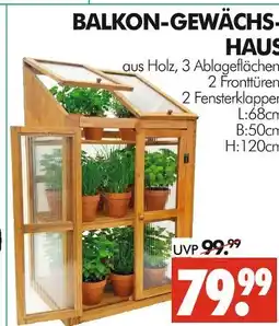 Wreesmann Balkon-gewächshaus Angebot