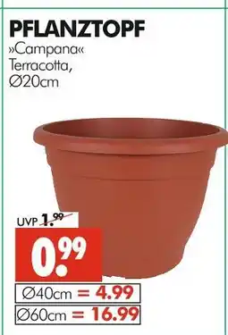 Wreesmann Pflanztopf campana Angebot