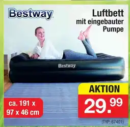 Zimmermann Bestway luftbett mit eingebauter pumpe Angebot