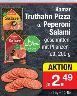 Zimmermann Kamar truthahn pizza o. peperoni salami Angebot