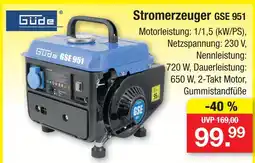 Zimmermann Güde stromerzeuger gse 951 Angebot