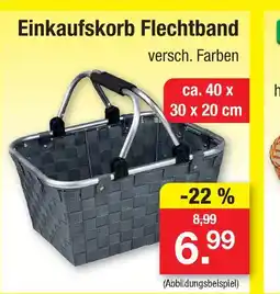 Zimmermann Einkaufskorb flechtband Angebot