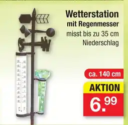 Zimmermann Wetterstation mit regenmesser Angebot