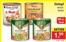 Zimmermann Buss eintopf Angebot