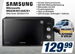 Expert SAMSUNG Mikrowelle MG23K3614AK/E1 Angebot